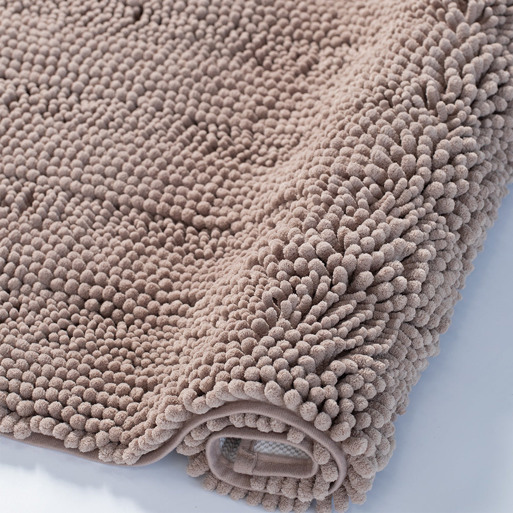 Kasentex Soft Absorbent Bath Rug - Plush Non-Slip Bathroom Mat