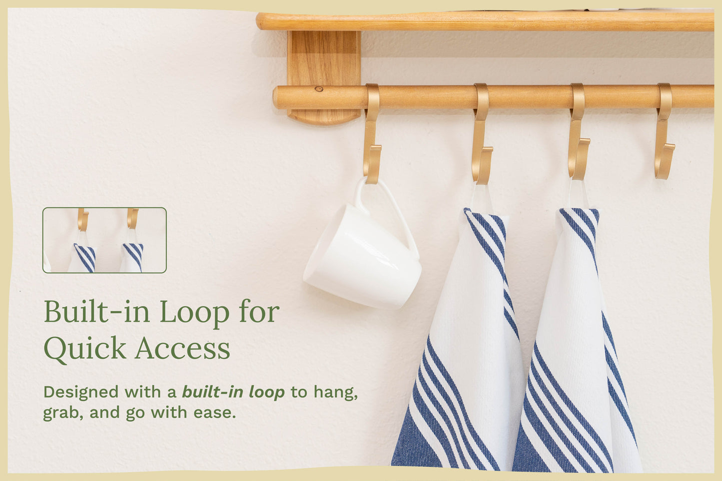 Striped Kitchen Towels