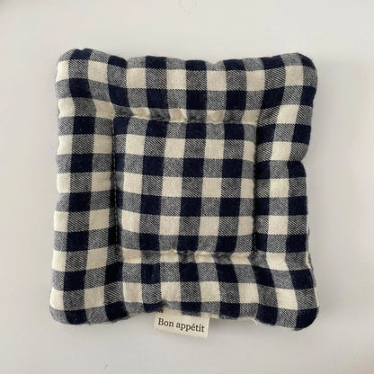 Coaster Fresh Pastoral Style Cotton Coaster Cloth Insulation Pad Table Mat Placemat Home Decoration Kitchen Accessories