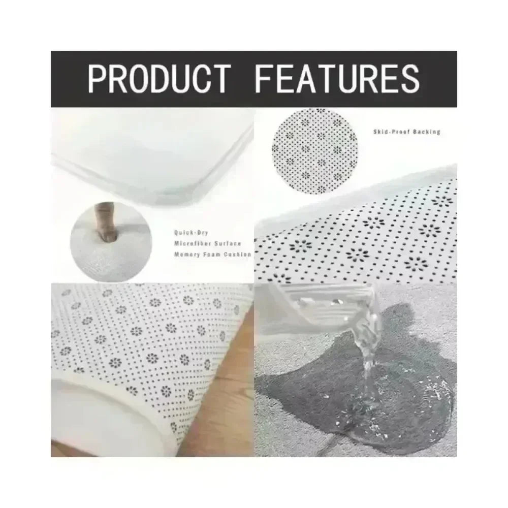 Non Slip Easy Clean Modern Geometric Patchwork Theme Runner Mat Minimalist Pattern Rug for Kitchen Hallway Home Decor