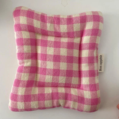 Coaster Fresh Pastoral Style Cotton Coaster Cloth Insulation Pad Table Mat Placemat Home Decoration Kitchen Accessories