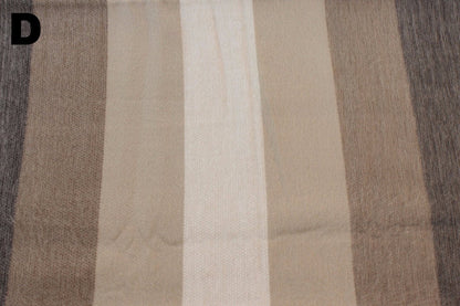 Alpaca Bed Blanket - Striped