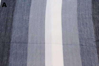 Alpaca Bed Blanket - Striped
